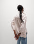 Marks & Spencer "Pure Cotton Striped Oversized Shirt"